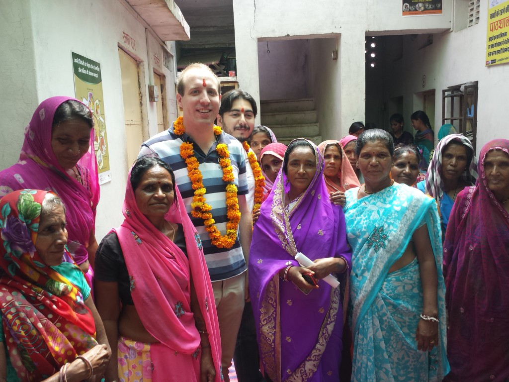 These ladies have just received their insurance certificates