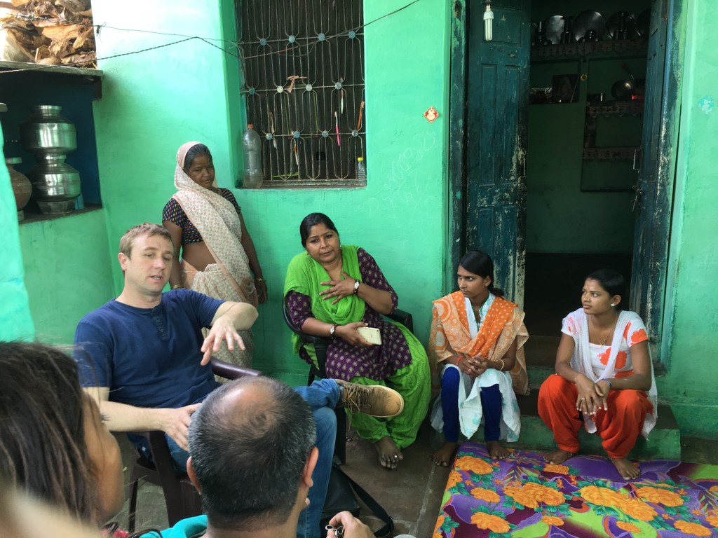 Bezoek van Steven aan families in Budhpura